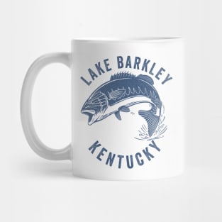 Lake Barkley Kentucky Bass Fishing Mug